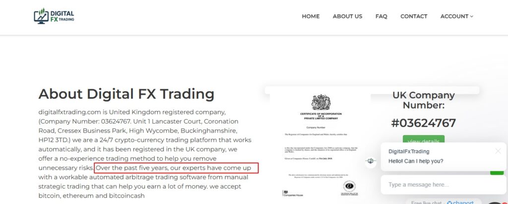 Digital FX Trading About