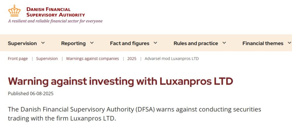 Luxanpros LTD DFSA