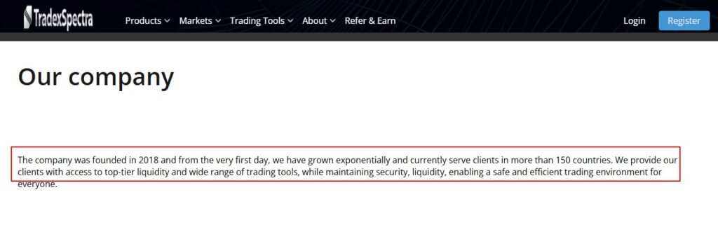 Trade X Spectra About