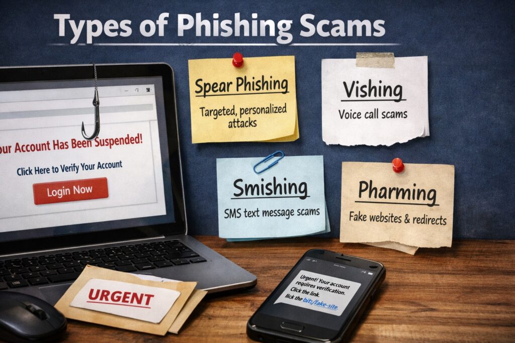 types-of-phishing-scams