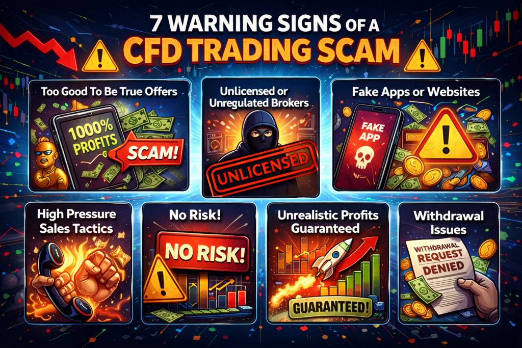 warning signs of a cfd trading scam