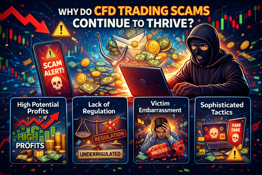 why do cfd trading scams continue to thrive