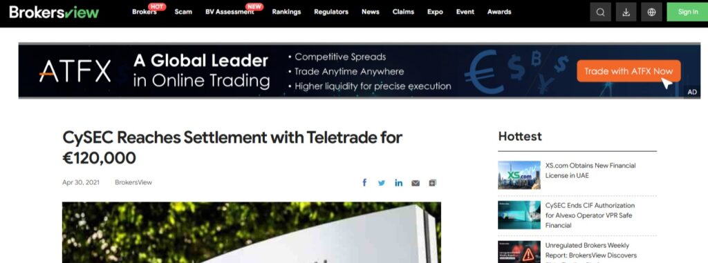 TeleTrade BrokersView