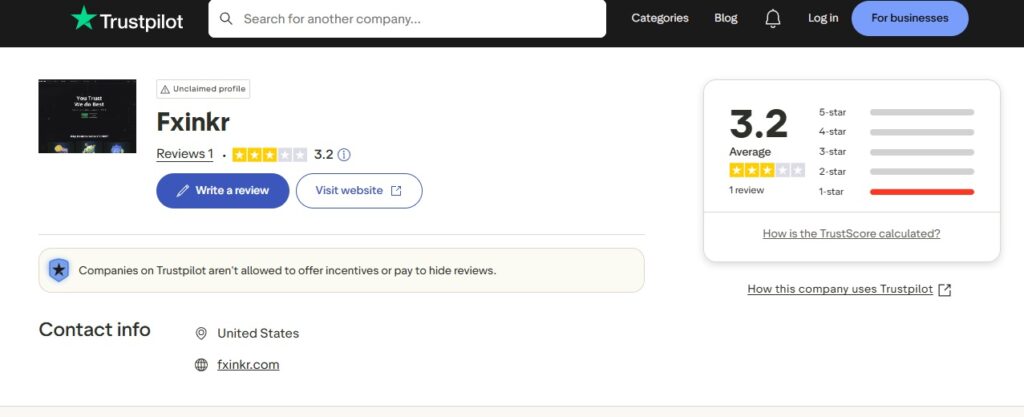 fxinkr trustpilot