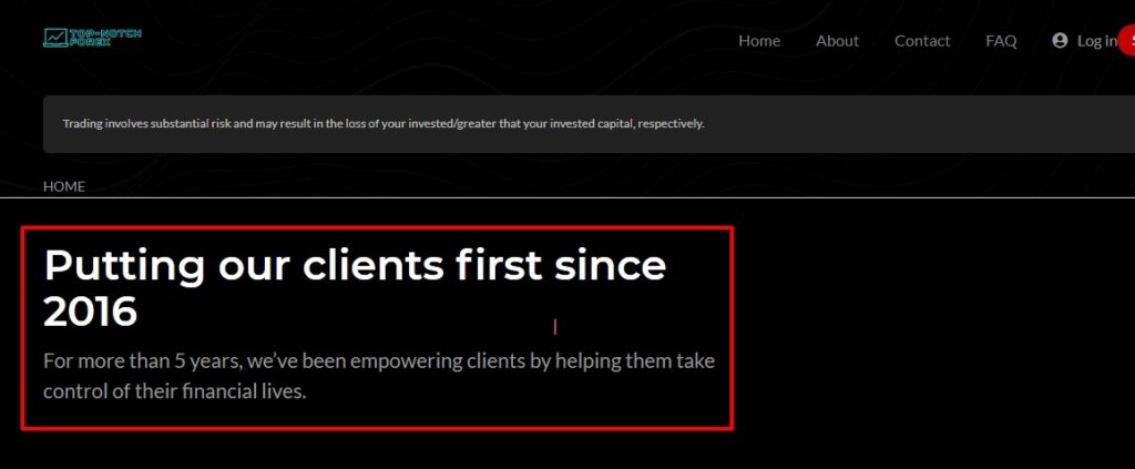 topnotch forex about