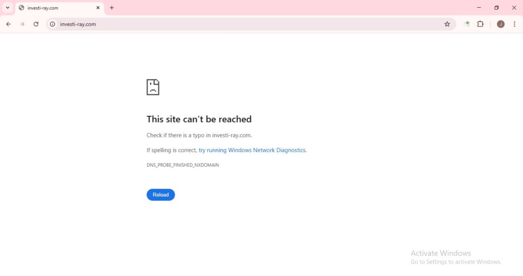 investi ray com is inactive