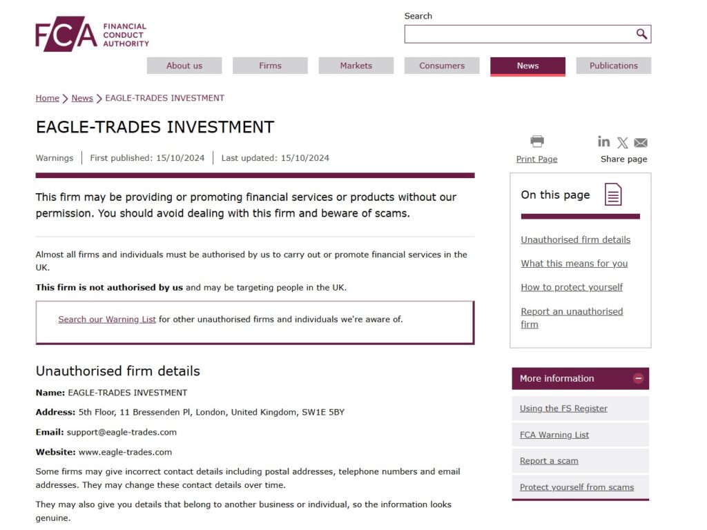 EAGLE-TRADES-INVESTMENT-FCA-Warning