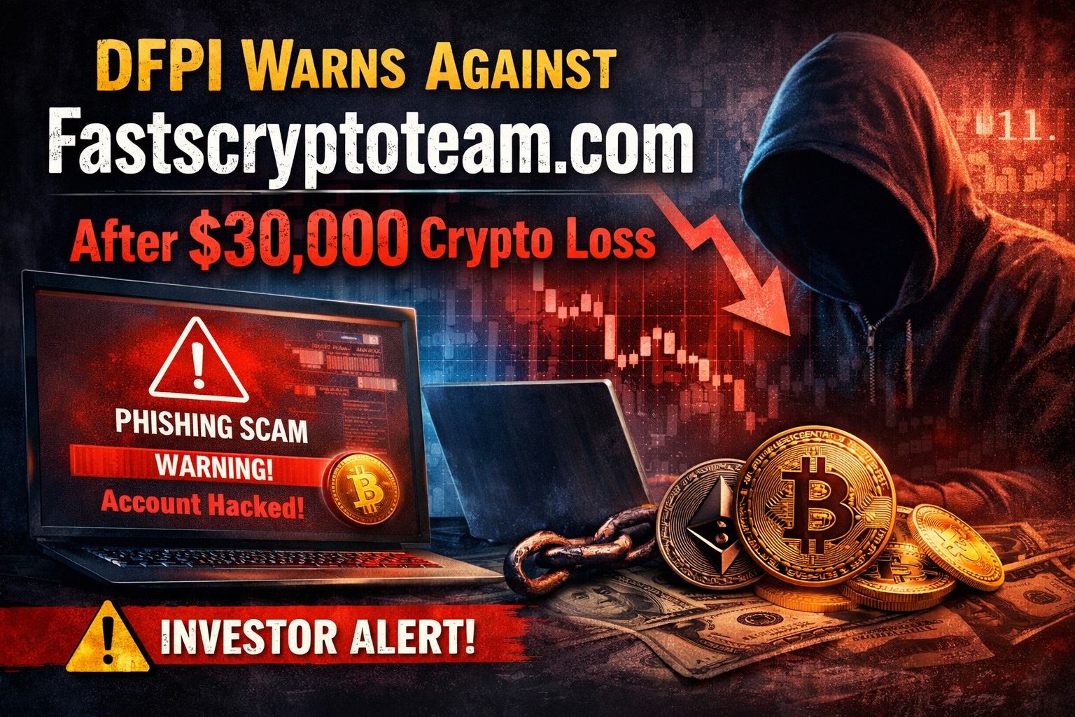 DFPI Warns Against Fastscryptoteam.com After $30,000 Crypto Loss