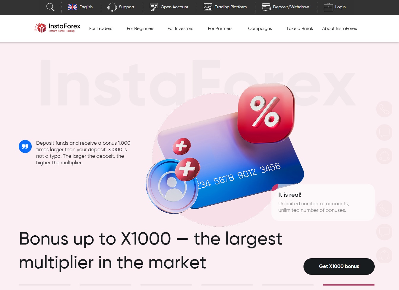 Forex-Broker-InstaForex-trading-on-Forex-market