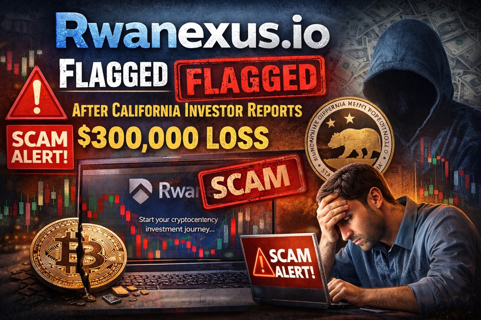 Rwanexus.io Flagged After California Investor Reports $300,000 Loss